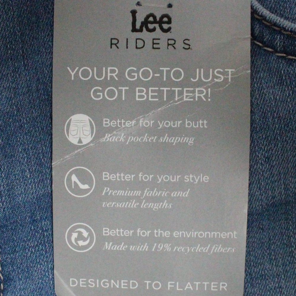 Women's Lee Mid Rise Bermuda Shorts Size 14 - Picture 3 of 14